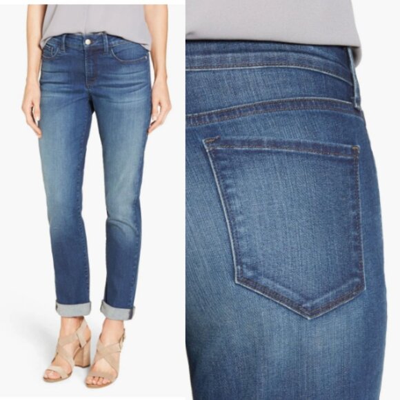 NYDJ Denim - [NWT] NYDJ - Leann Stretch Slim Boyfriend Jeans 5151115 | Size 4P | Montpellier